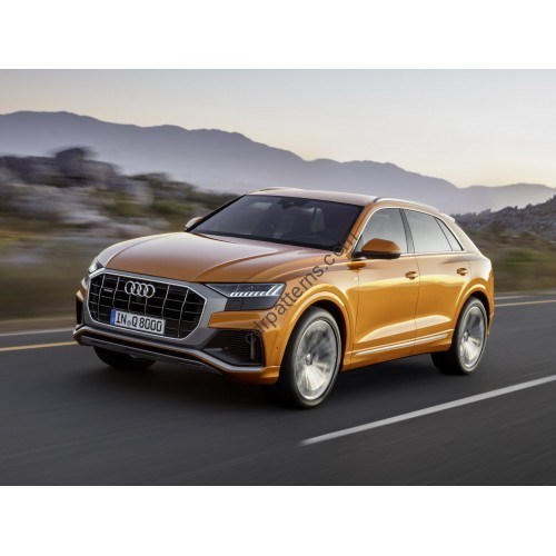 Audi Q8 2020 - the pattern of the interior