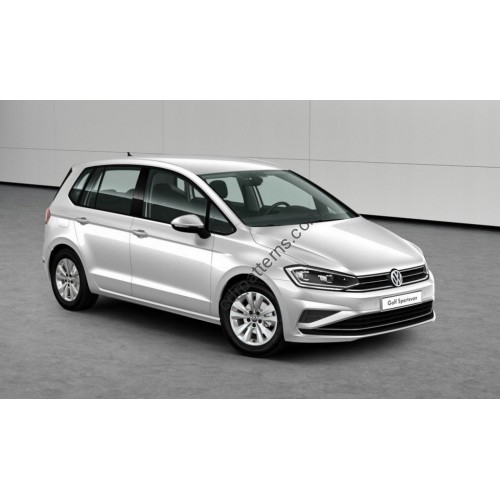 Volkswagen GOLF 2018 Sportsvan Deluxe Edition - the pattern of the interior