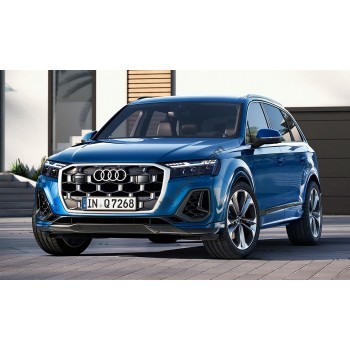 Audi Q7 2024 Front and Rear Bumper - pattern for the body