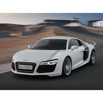 Audi R8 2008 - pattern for the body