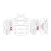 Audi Q5 2010 - pattern for the body