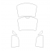 Audi A4 - 1 generation B5 (1995-2000) sedan - Pattern for rear windows