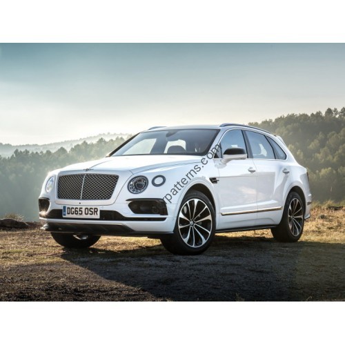 Bentley Bentayga 2016 - Multimedia screen template