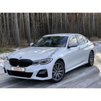 BMW 3 Series (2019) Sport Line – rear bumper - pattern for the body