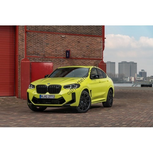 BMW X2 M Competition 2024 - front and rear bumpers - pattern for the body