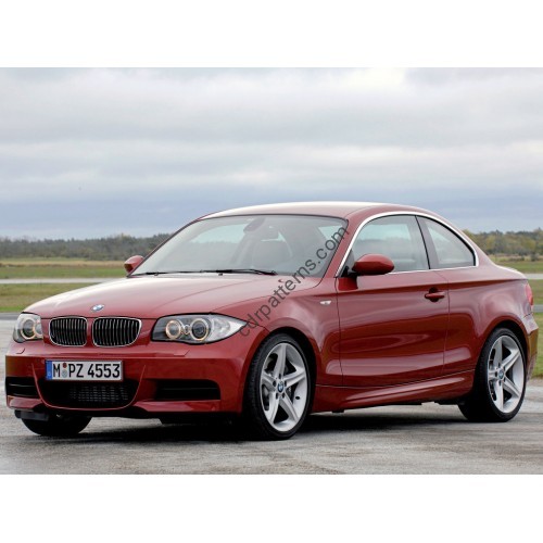 BMW 1 E82 1 generation coupe (11.2007 - 03.2011) Front side glass pattern 
