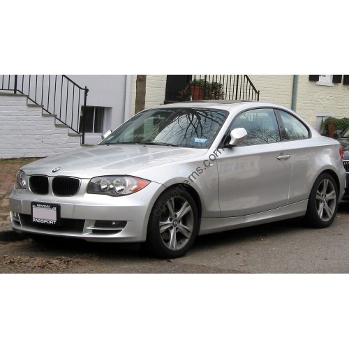 BMW 1 3-door coupe, 1 generation, E82 (2004-03.2011) - Pattern for rear windows