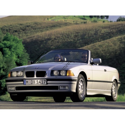 BMW 3 cabriolet 3 generation, E36 (03.1992 - 04.1999) - pattern on the windshield