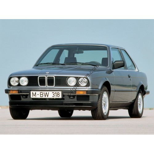 BMW 3 coupe, 2 generation, E30 (12.1981 - 04.1991) Front side glass pattern