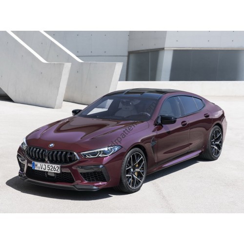 BMW M8 Gran Coupe 2020 - pattern for the body