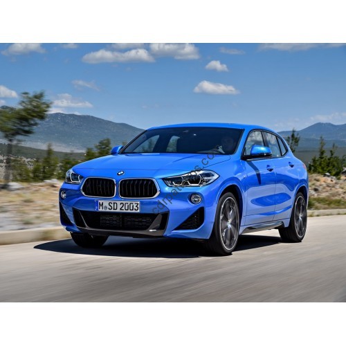 BMW X2 2016 - Multimedia screen template