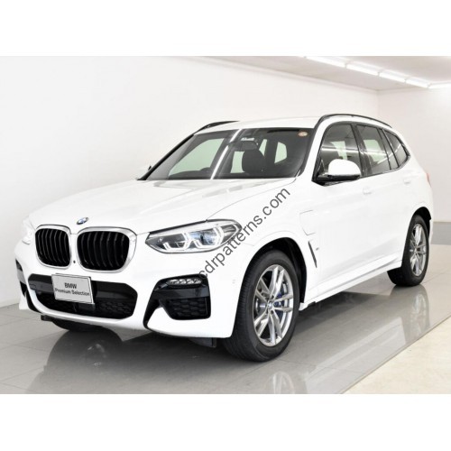 BMW X3M 2018 M-Sport - front - pattern for the body