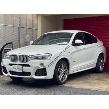 BMW X4 (2014) M Sports - pattern for the body