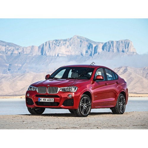 BMW X4 - 1 generation, F26 (06.2014 - 09.2018) - Pattern for rear windows