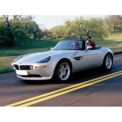 BMW Z8 open body, 1 generation, E52 (06.2000 - 06.2003) Front side glass pattern 