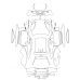 BMW 3.0 CSL (2023 - 2024) (American) full body - pattern for the body