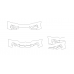 BMW 5 Series (2020) M-Sport bamper - pattern for the body
