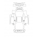 BMW 8 Series coupe 2020 full body - pattern for the body