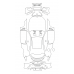 BMW M8 Coupe (2020 - 2024) (American) full body - pattern for the body