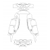 BMW M8 Gran Coupe 2020 - pattern for the body