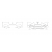 BMW X4 M (2019) Bumper - pattern for the body