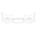 BMW X5 2021 xDrive Performance bumper - pattern for the body