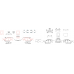 BMW X6 (g06) (2020) m, full body - pattern for the body