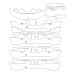 BMW 5 SERIES 2006 - pattern for the body