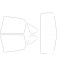 BMW 2 Active Tourer 1 generation, F45 (03.2014 - 2021) - Pattern for rear windows