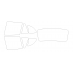 BMW X1 - 1st generation, E84 (2009-2015) - Pattern for rear windows