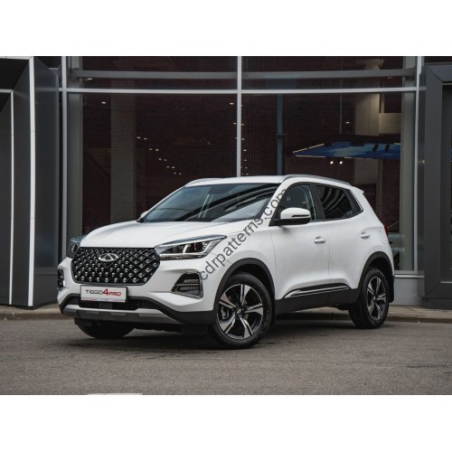 Chery Tiggo 4 (2024) front - pattern for the body