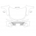Changan UNI-V (2022) front part - pattern for the body