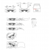 Changan UNI-V (2022) front part - pattern for the body