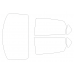Changan Lamore sedan, 1 generation (02.2023 - present) - Pattern for rear windows