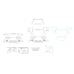 Chery Tiggo 4 pro (2022) front - pattern for the body