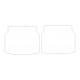Chery Tiggo 4 - pattern for EVA car trunk mats