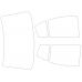 Chery Fora A21 sedan, 1 generation (03.2006 - 09.2010) - Pattern for rear windows
