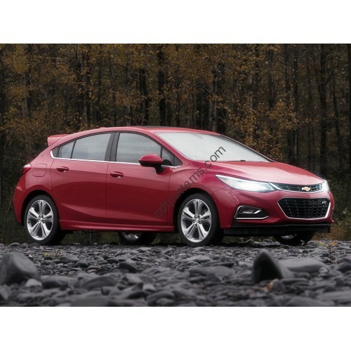 Chevrolet Cruze 2 generation, D2LC-K (01.2016 - 2020) Front side glass pattern