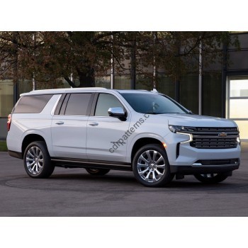 Chevrolet Suburban 12 generation, GMT1YC (12.2019 - pt) Front side glass pattern 