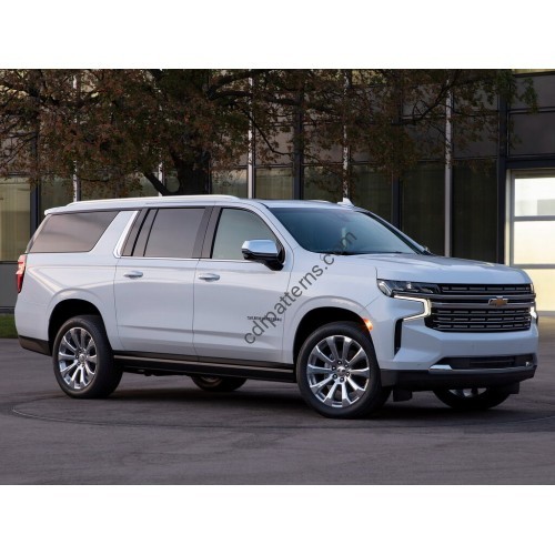 Chevrolet Suburban 12 generation, GMT1YC (12.2019 - pt) Front side glass pattern