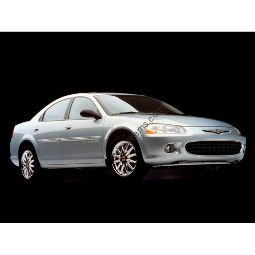Chrysler Sebring, sedan, 2 generation 2000-2006 - Pattern for rear windows