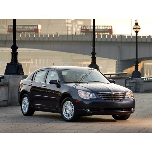 Chrysler Sebring, sedan, 3 generation, JS (05.2006 - 01.2010) - pattern on the windshield