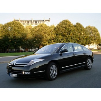 Citroen C6 2005, sedan, 1st generation (07.2005 - 12.2012) Front side glass pattern