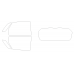 Citroen C4 Picasso - 2nd generation, minivan (04.2014 - 2018) - Pattern for rear windows