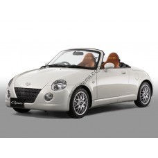 Daihatsu Copen open body, 1 generation (06.2002 - 08.2012) Front side glass pattern