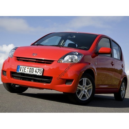 Daihatsu Sirion (M300) 01.2005 - 01.2013 2 generation hatchback 5 d. - pattern on the windshield