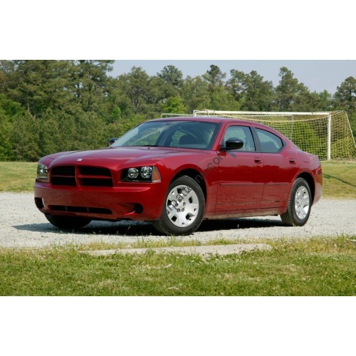 Dodge Charger sedan, 6 generation, LX (04.2005 - 12.2010) Front side glass pattern