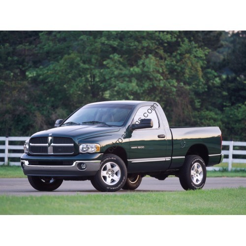 Dodge Ram pickup, 4 STANDART CAB 2 d, 2008-p.t Front side glass pattern