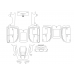 Dodge RAM TRX 2021 - pattern for the body