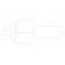 Dodge Caliber - 1 generation (01.2006 - 2011) - Pattern for rear windows
